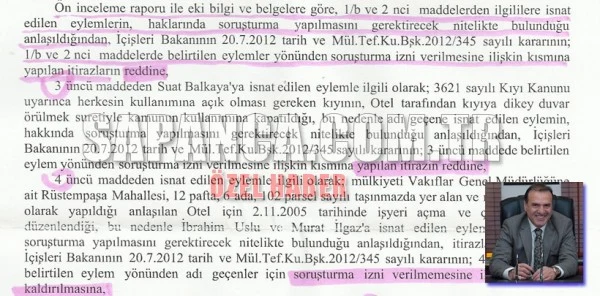 5 Yıldızlı Soruşturma'da Uslu,nun İtirazlarına Danıştay'dan Red Geldi