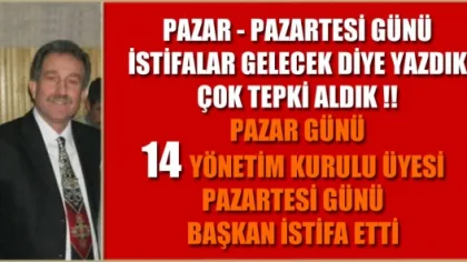 İlçe Başkanı Burhan Arıkan'da İstifa Etti