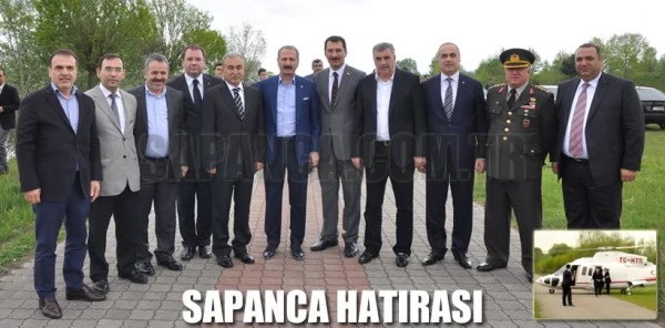 Bakan Çağlayan Sapanca'ya Böyle Geldi