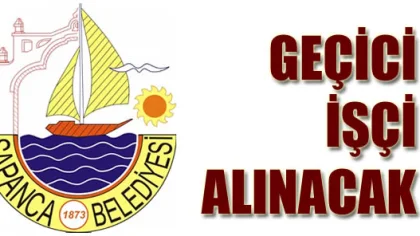 Sapanca Belediyesine 2 Adet Geçici Beden İşçisi Alacak