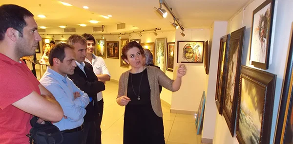 CHP'den Resim Sergisine Ziyaret