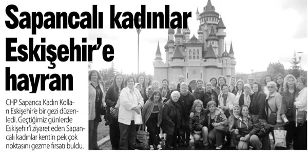 CHP Sapanca Kadın Kolları Eskişehir'e Gezi Düzenledi