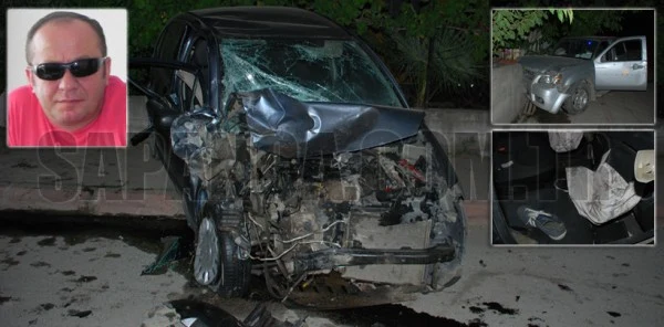 Aydın Alagöz Sapanca'da Geçirdiği Trafik Kazası Sonucu Yaralandı