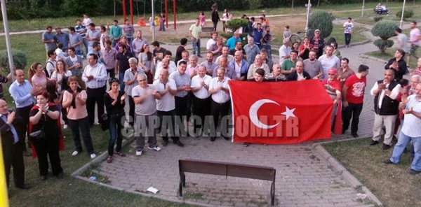 Sapancalılar Taksim için Toplandı