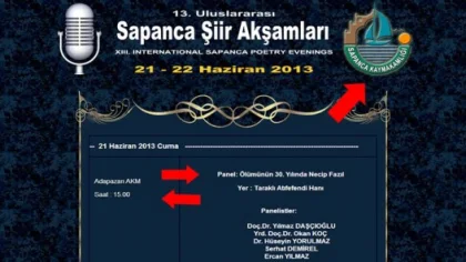 13. Sapanca Şiir Akşamları'nda Yaşanan Hatalar Bitmiyor