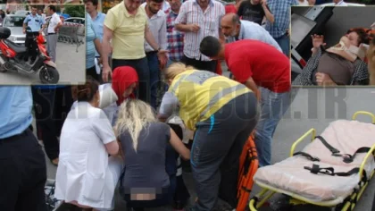 Sapanca'da Motosikletin Çarptığı Melahat Yıldırım Yaralandı