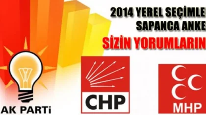 Sapanca Yerel Seçim Anketine Katılan Ziyaretçilerimiz Bakın Neler Yazdı