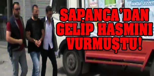 Hasmını Bacağından Vurmuştu, Yakalandı