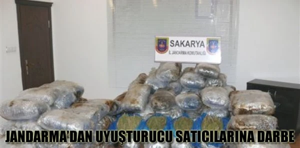 Sakarya Jandarma'dan Uyuşturucu Satıcılarına Darbe