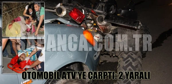Sapanca'da Otomobil Atv'ye Çarptı: Gülten Demiren ve Hüseyin Demiren Yaralandı