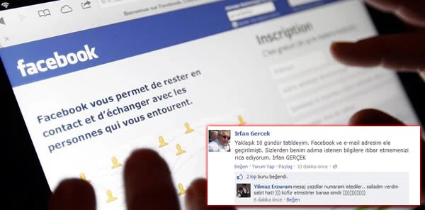 Sapanca İlçe Milli Eğitim Müdürü İrfan Gerçek'in Facebook Hesabı Çalındı