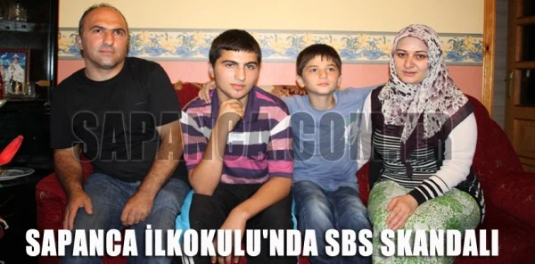 Sapanca İlkokulu'nda Sbs Skandalı