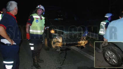 Panelvan'ın Tekeri Patladı: 1 Yaralı