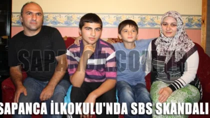 Sapanca İlkokulu'nda Sbs Skandalı