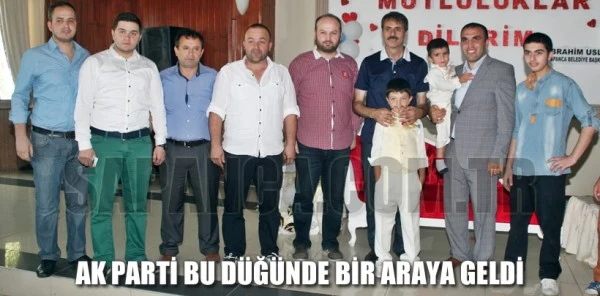 AK Parti Bu Düğünde Bir Araya Geldi