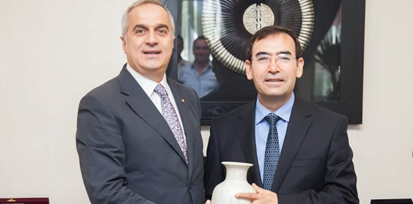 Osman Sarı'dan SATSO'ya Veda Ziyareti