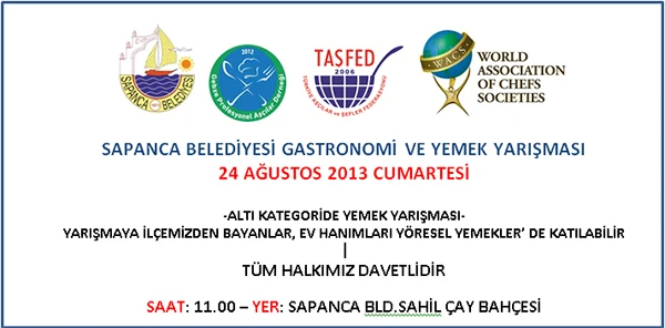 Sapanca Belediyesi 'Gastronomi ve Yemek Yarışması' Düzenliyor