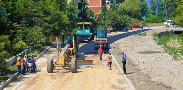Sapanca'ya 30 Bin Ton Asfalt