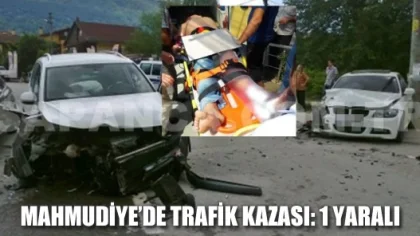 Mahmudiye'de Trafik Kazası: 1 Yaralı