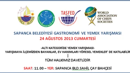 Sapanca Belediyesi 'Gastronomi ve Yemek Yarışması' Düzenliyor