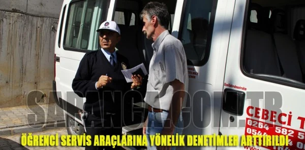 Öğrenci Servis Araçlarına Yönelik Denetimler Arttırıldı