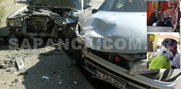 Sapanca'da Trafik Kazası:3 Yaralı