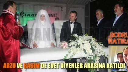 Arzu ve Rasim'de Evet Diyenler Arasına Katıldı