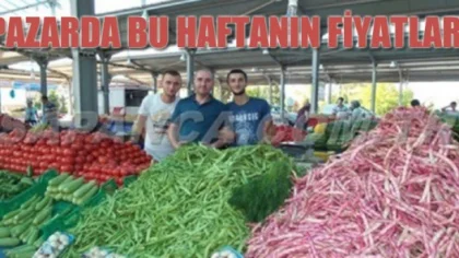 Sapanca Cuma Pazarı 13 Eylül Tarihli Parakende Sebze ve Meyve Fiyatları