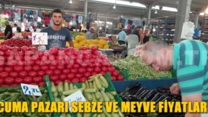 Sapanca Cuma Pazarı 27 Eylül Tarihli Parakende Sebze ve Meyve Fiyatları