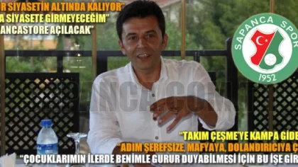 Sapancaspor Başkan Adayı Umut Sıy Basın Mensuplarına İçini Döktü