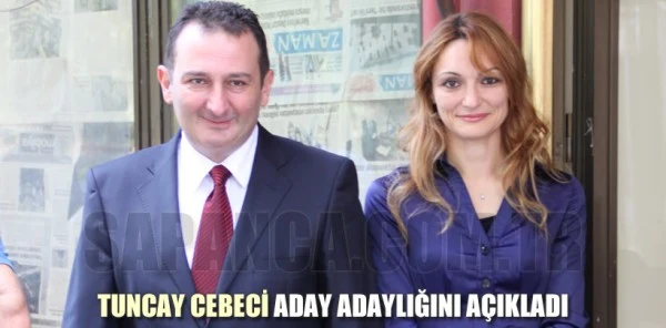 Tuncay Cebeci Sapanca Belediye Başkan A. Adaylığını Açıkladı