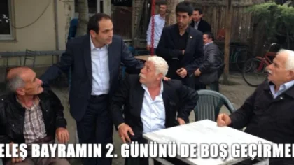 Ecevit Keleş Bayramın 2. Gününü de Boş Geçirmedi