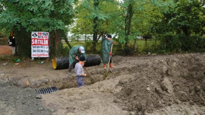Sapanca'da Yağmur Suyu Problemi Çözülüyor