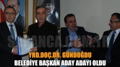 Yrd.doç.dr. İsmail Gündoğdu AK Parti'den Sapanca Belediye Başkan Aday Adayı Oldu