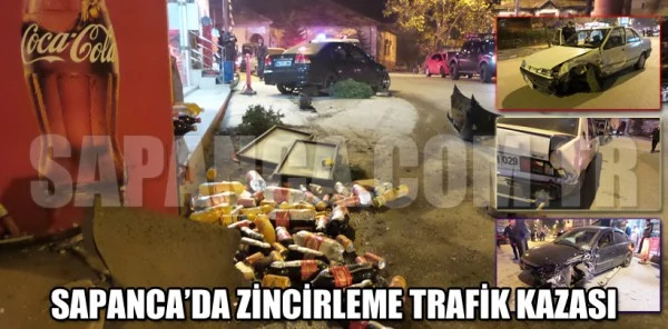 Sapanca'da Zincirleme Trafik Kazası
