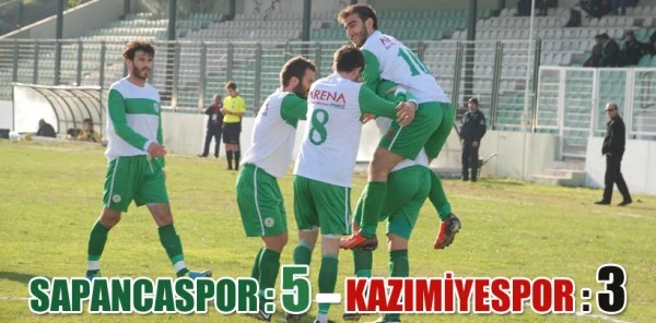 Sapancaspor: 5 – Kazımiyespor: 3