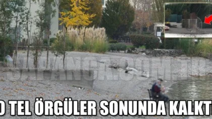O Tel Örgüler Sonunda Kalktı