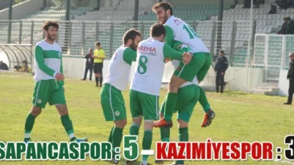 Sapancaspor: 5 – Kazımiyespor: 3