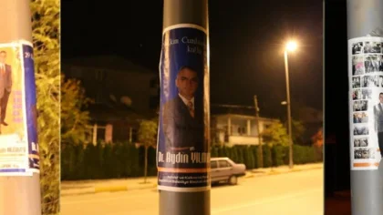 Yılmazer Elektrik Direklerinde