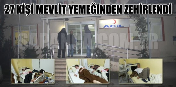 Sapanca'da 42 Kişi Mevlit Yemeğinden Zehirlendi