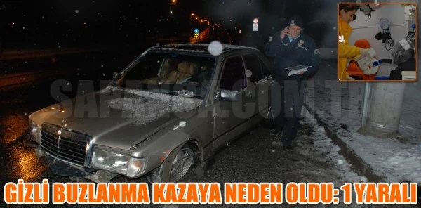 Sapanca'da Gizli Buzlanma Kazaya Neden Oldu: 1 Yaralı