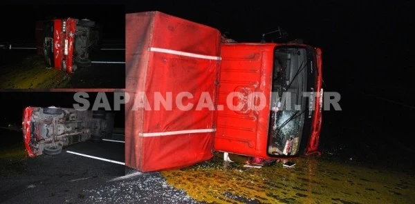 Sapanca'da Trafik Kazası: 1 Yaralı