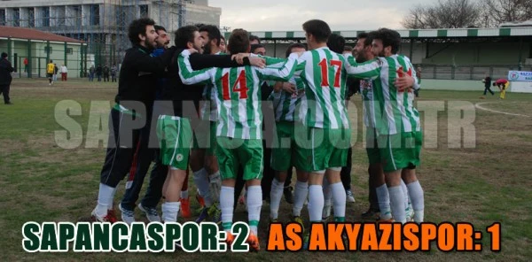 Sapanca Gençlikspor: 2 – As Akyazıspor: 1