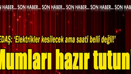 Elektrik Kesintileri Sürüyor