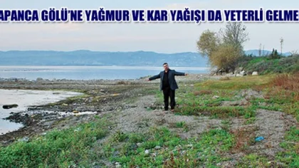Yağış Sapanca'da Göl Seviyesini Yükseltmedi, Sadece Çekilme Durdu