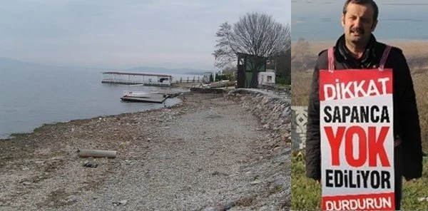 Sapanca Gölü için Tek Kişilik Eylem