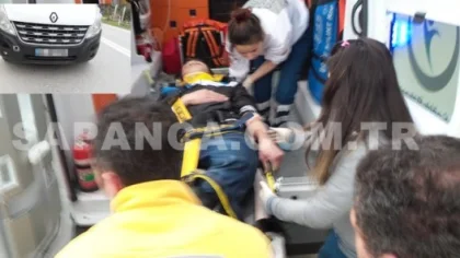 Sapanca'da Trafik Kazası : 1 Yaralı