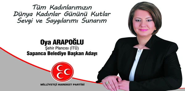 Arapoğlu, "8 Mart Dünya Kadınlar Günü"nü Kutladı