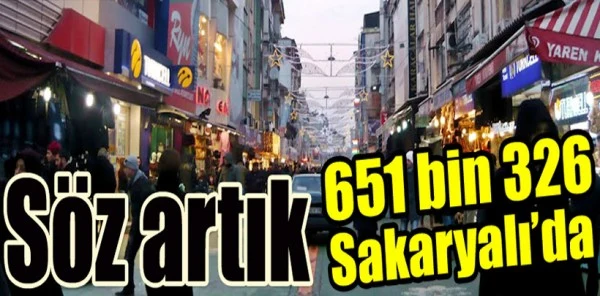 Artık Söz Sakaryalı'da