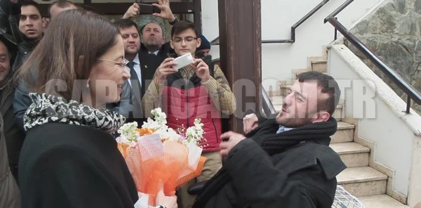 Bakan İslam'ı Sapanca'da Engelli Vatandaşlar Karşıladı